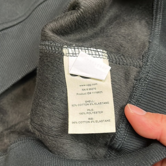 UGG Zeke Half-Zip Pullover mens, BLACK SIZE XL - Picture 8 of 10